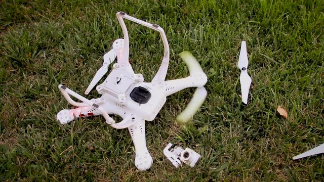 Crashed Drone