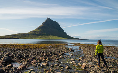 Fototapeta premium Scenic Kirkjufell mountain in Iceland