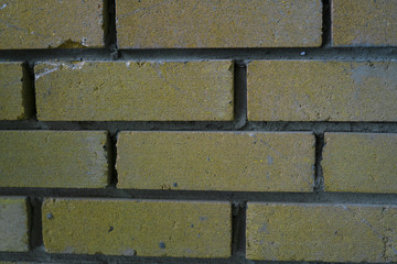 The brick wall closeup.
