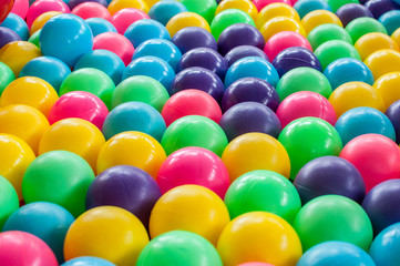 Fototapeta na wymiar colorful balls toy