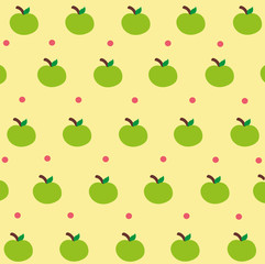 Cute green apple wallpaper