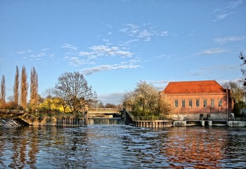 Obraz premium Maschsee Wehr