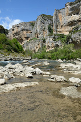 Famous Spanish canyon Foz de Lumbier