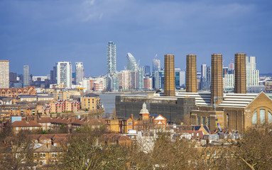 Fototapeta na wymiar London city downtown