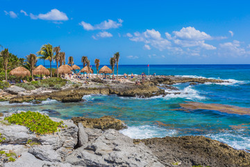 Caribbean beach in Mexico