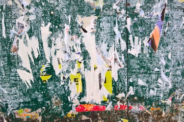 Fototapeta premium Abstract torn posters