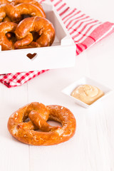 Bavarian pretzels. 