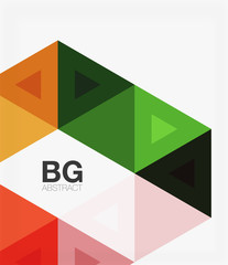 Modern geometry background