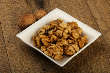 Opened walnuts