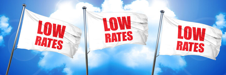 low rates, 3D rendering, triple flags