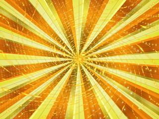абстрактный фон  в желтых тонах  в виде лучей  и свечения      