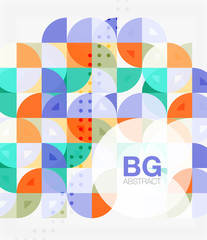 Obraz premium Vector modern elegant circle banner