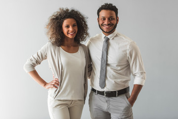 Beautiful Afro American couple