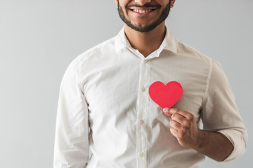 Romantic Afro American guy