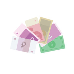 Money vector illustration.