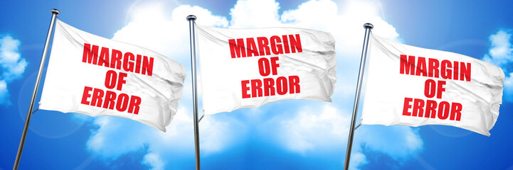 margin of error, 3D rendering, triple flags