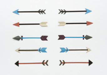 Bow archery icon symbol illustration