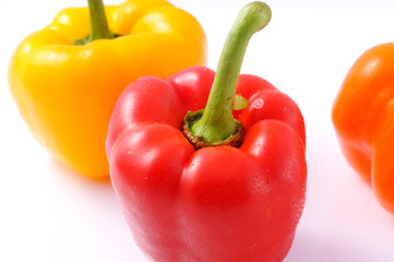  Fresh sweet pepper isolated