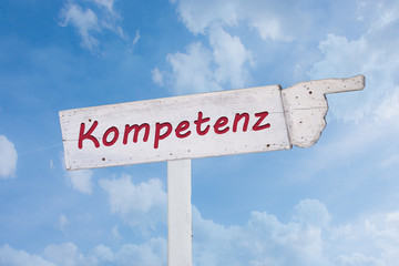 Schild 194 - Kompetenz