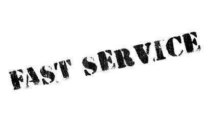 Fast Service rubber stamp. Grunge design with dust scratches. Effects can be easily removed for a clean, crisp look. Color is easily changed.