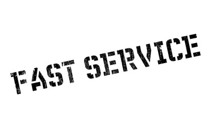 Fast Service rubber stamp. Grunge design with dust scratches. Effects can be easily removed for a clean, crisp look. Color is easily changed.