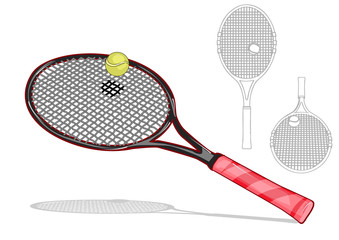 tennis racket set