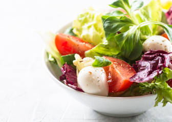 Fresh salad in a bowl.