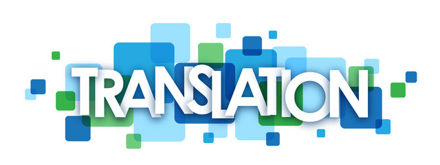 TRANSLATION Vector Letters Icon  - obrazy, fototapety, plakaty