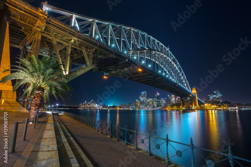Sydney Cityscape Image Of Sydney, Australia With Harbour Bridge At
