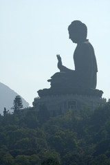 Big outdoor buddha Hongkong