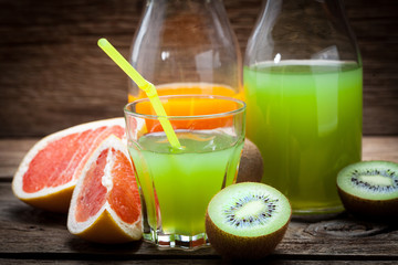 Fruit and juice.