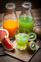 Fruit and juice.