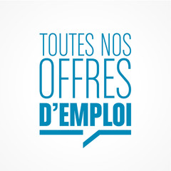 toutes nos offres d'emploi