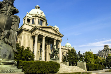 Beograd, parliament palace, Serbia-Montenegro, Belgrade