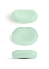 Green vector soap