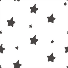 Star seamless pattern. cute star.