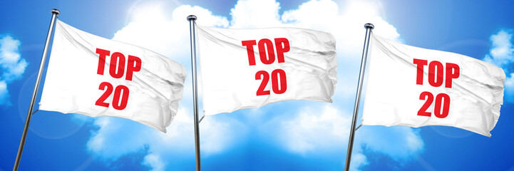 top 20, 3D rendering, triple flags