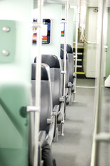 Vienna, City Airport Train, CAT, compartment, Austria, traffic