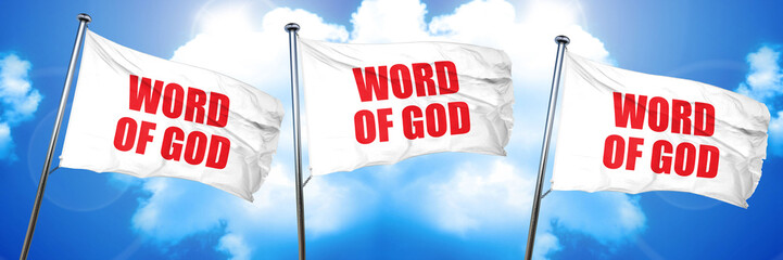 word of god, 3D rendering, triple flags