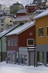 Village at the hurtigruten trip Norway