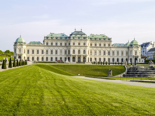 Fototapeta premium Vienna, Upper Belvedere castle, Austria, 3. district, Belvedere
