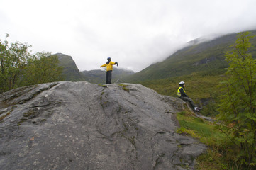 people at Eidfjord Hardanger, Norway