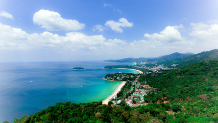 Obraz premium Krajobraz Phuket View Point, jeden z punktów orientacyjnych w Phuket