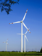 Windpark Parndorf, Austria, wind wheels, Burgenland, Northern Bu