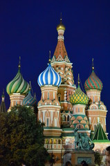 Fototapeta na wymiar Moscow, Russia: Saint Basil's Cathedral