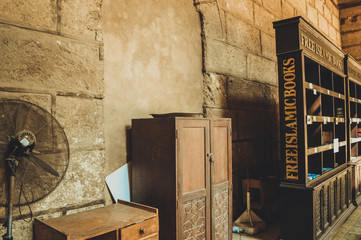 cairo, egypt, february 25, 2017: old book store