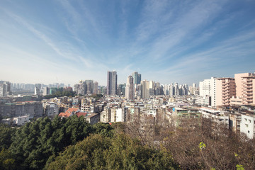Cityscape of macao china
