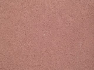 モルタル壁　ピンク