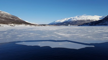Fototapeta premium Ramfjord, Tromsö, Norwegen
