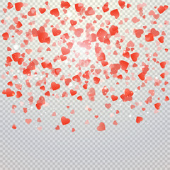 Vector valentine day card design with hearts